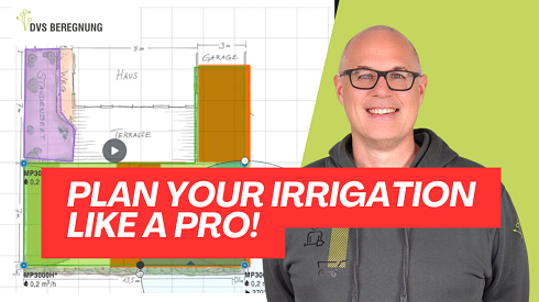 Plan your irrigation system with the DVS irrigation planner