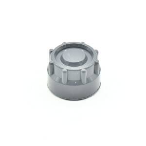 Hart-PVC Abschluss-Deckel mit O-Ring. 1" IG