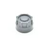 Hard PVC end cap with O-ring. 1" female thread