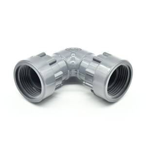 Hart-PVC Teleskop-Verschraubung Winkel 1" IG x...