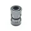 Hard PVC telescopic screw connection, straight connection 2 x 1" female thread PN10