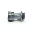 Hard PVC telescopic screw connection, straight connection 1" male thread x 1" female thread PN10