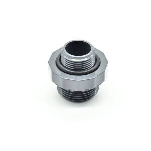 Raccord double en PVC rigide réduit 1" AG x 3/4" AG PN10