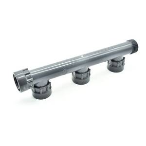 Hard PVC telescopic screw connection distributor for 3...