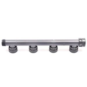 Hard PVC telescopic screw connection distributor for 4...