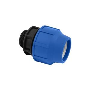 Anschluss mit AG 63 mm x 2" Poliext PN16 PP-Fitting...