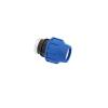 Anschluss mit IG 32 mm x 3/4" Poliext PN16 PP-Fitting Klemmverbinder, Verschraubung für PE-Rohr