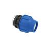 Anschluss mit IG 50 mm x 1 1/2" Poliext PN16 PP-Fitting Klemmverbinder, Verschraubung für PE-Rohr