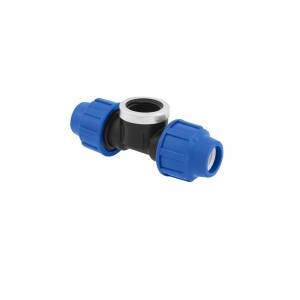 T-Stück 25 mm x 1" IG Poliext PN16 PP-Fitting...