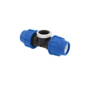 T-Stück 32 mm x 1" IG Poliext PN16 PP-Fitting...