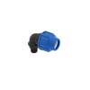 Winkel 25 mm x 1/2" AG Poliext PN16 PP-Fitting Klemmverbinder, Verschraubung für PE-Rohr