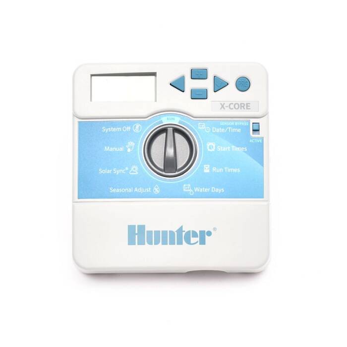 Hunter X-CORE XC-601i 6 Station Indoor Irrigation Controller for 24V AC Solenoid Valves