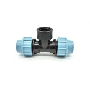 T-Stück 90° mit IG ø 25 x 1" x 25...