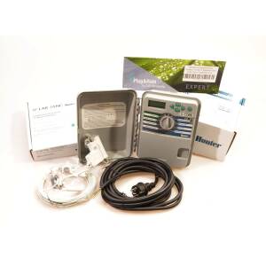 Irrigation Controller Outdoor Hunter 6 Stations with SolarSync Plug&Rain® Expert