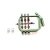 6er-Ventilbox Hunter PGV mit Durchflussregulierung und Druckluftanschluss, 25mm (3/4") Plug&Rain Expert