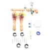 2er-Ventilverteiler mit Hunter Messing Ventil und Messing-Verbindern, 32 mm (1") Plug&Rain Premium