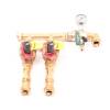 2er-Ventilverteiler mit Hunter Messing Ventil und Messing-Verbindern, 32 mm (1") Plug&Rain Premium