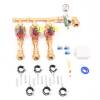 3er-Ventilverteiler mit Hunter Messing Ventil und Messing-Verbindern, 32 mm (1") Plug&Rain Premium