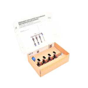 4er-Ventilverteiler mit Hunter PGV, 25 mm (3/4") Plug&Rain Eco