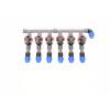 6er-Ventilverteiler mit Hunter PGV, 25 mm (3/4") Plug&Rain Eco