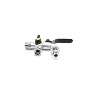 Chrome-plated tap connection, 1/2" male thread...