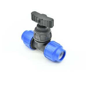 Clamp connector ball valve 25mm