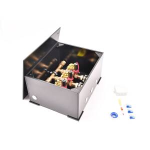 3er-Ventilbox Hunter Messing Ventil und...