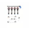 4er-Ventilverteiler mit Hunter PGV, 25 mm (3/4") / 24 mm Blulock Plug&Rain Eco
