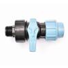 Robinet à boisseau sphérique Unidelta 32 mm × 1" AG, PN 16, raccord à compression pour tuyau PE