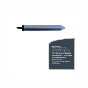 Truebner T100 Edelstahl Temperatursensor mit SDI-12...