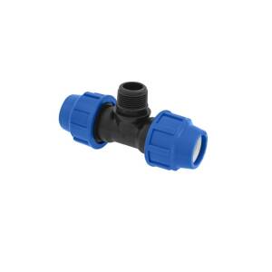 T-Stück 32 mm x 1" AG Poliext PN16 PP-Fitting...