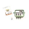 3er-Ventilbox Hunter PGV mit 9V DC Impulsspule, Durchflussregulierung und Druckluftanschluss, 25mm (3/4") Plug&Rain Expert