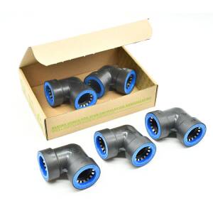 Angle "Blu-Lock" ø 24 x 24 mm. Blu-Lock 37374 economy pack of 5