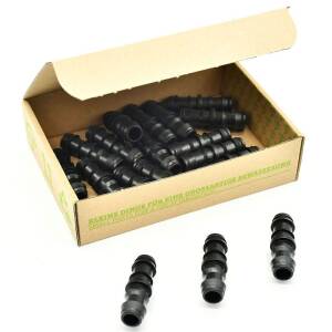 Verbinder gerade / Kupplung für PE-Rohr 1/2" (13mm ID) 20er Sparpack