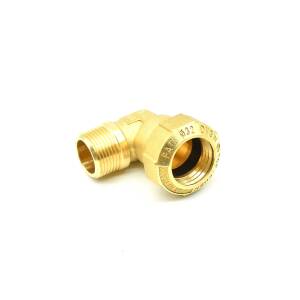 Messing Winkelanschluss Schraubfitting für PE-Rohr...