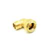 Brass connection elbow 90°, 1" male thread × 32 mm