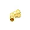 Brass connection elbow 90°, 1" male thread × 32 mm