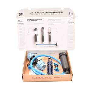 Montage-Set Rain Bird 5004+ Edelstahl-Aufsteiger Getrieberegner, 32 mm Plug&Rain Premium