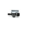 Absperrhahn 16mm Steckverbinder x 3/4" AG grau Tavlit
