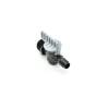 Absperrhahn 16mm Steckverbinder x 3/4" AG grau Tavlit