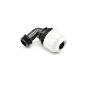 Bucchi connection angle spiral hose, DN25 × 1" AG