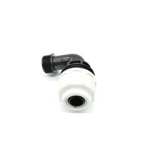 Bucchi connection angle spiral hose, DN25 × 1" AG
