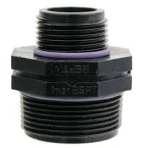 Doppelnippel reduziert 1 1/2" x 1" mit O-Ring