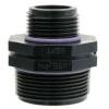Doppelnippel reduziert 1 1/2" x 1" mit O-Ring