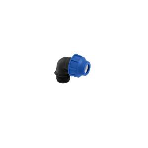 Elbow 16 mm x 3/4" AG Poliext PN16 PP fitting Clamp...