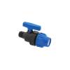 Kugelhahn 20 mm mit 1/2" AG Poliext PN10 PP-Fitting Klemmverbinder, Verschraubung für PE-Rohr