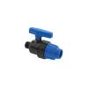 Kugelhahn 25 mm mit 3/4" AG Poliext PN10 PP-Fitting Klemmverbinder, Verschraubung für PE-Rohr