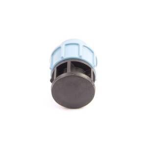 Unidelta end plug 25 mm PN 16, clamp connector for PE...