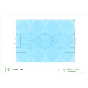Fußballplatz Bewässerung 75m x 55m...