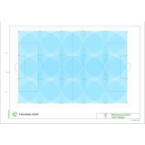 Fußballplatz Bewässerung 90m x 60m...